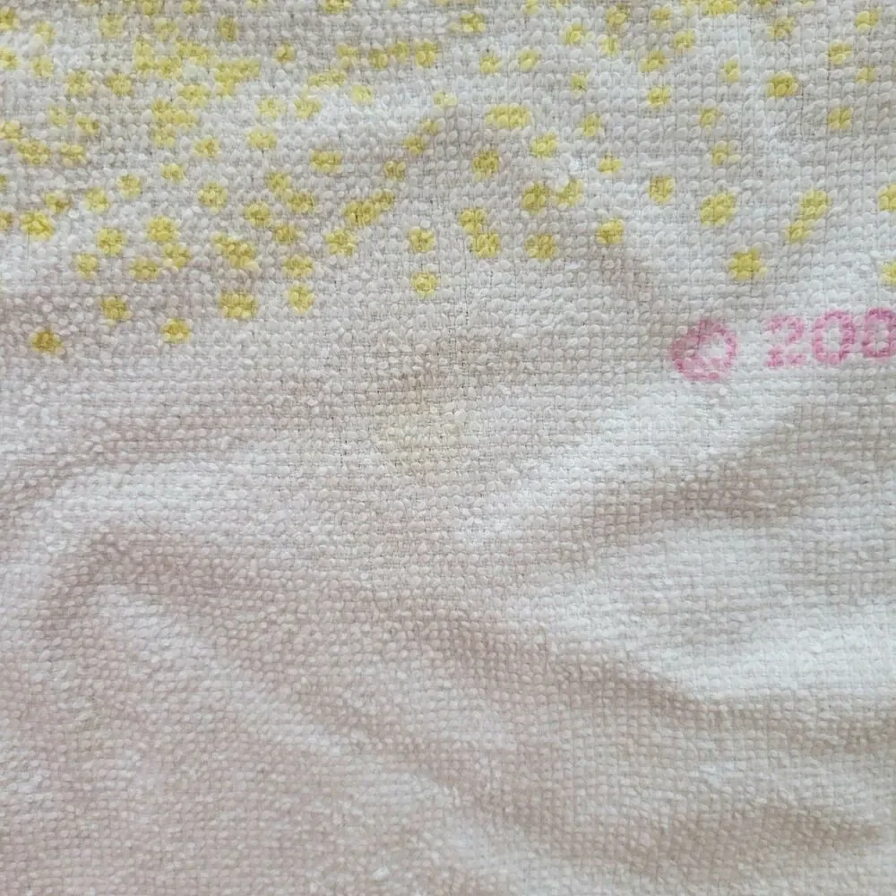Vintage Y2K Mattel Barbie Beach Bath Towel Summer 2000 Boat Fish 90s Retro 28x52